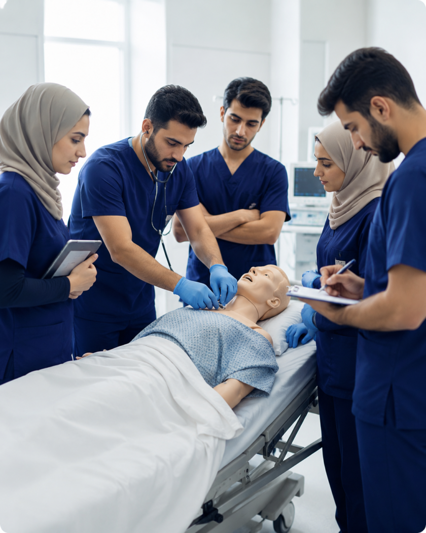 آموزش عملی مهارت‌های علوم پزشکی در حکیم پارسه